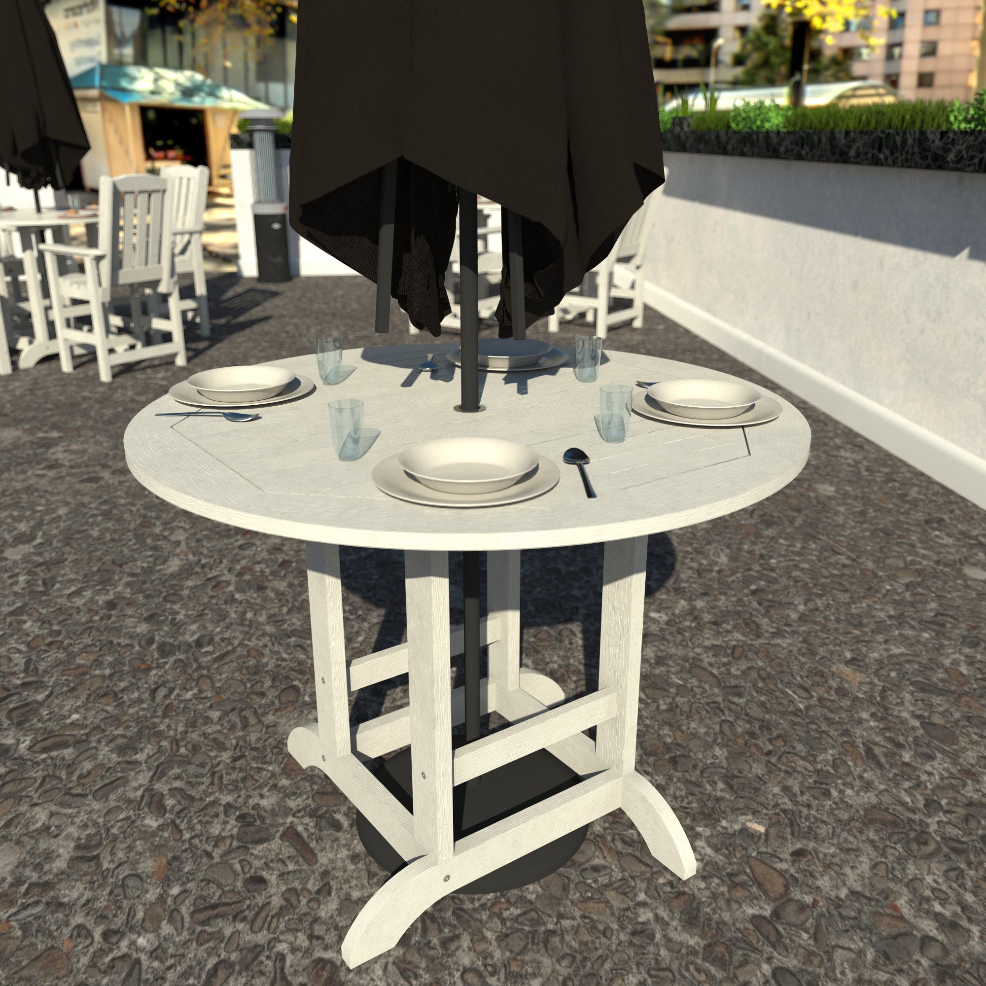 Sequoia Outdoor Homestead 48in Diameter Counter Height Dining Table