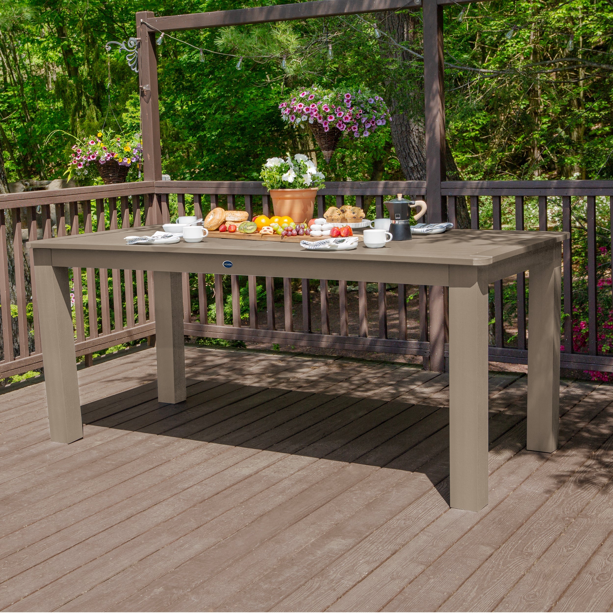Sequoia Outdoor Homestead Rectangular 42in x 84in Counter Height Dining Table