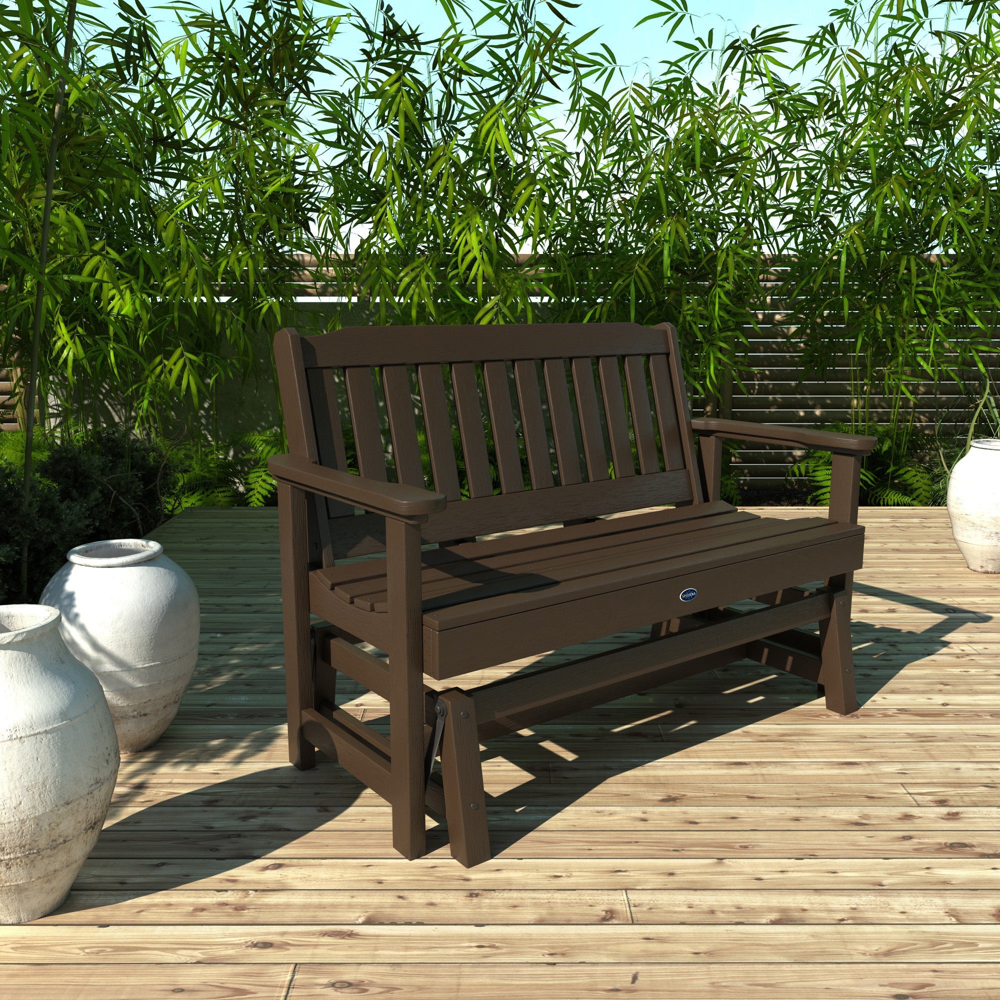 Sequoia Outdoor Blue Ridge 4ft Garden Gliding Bench