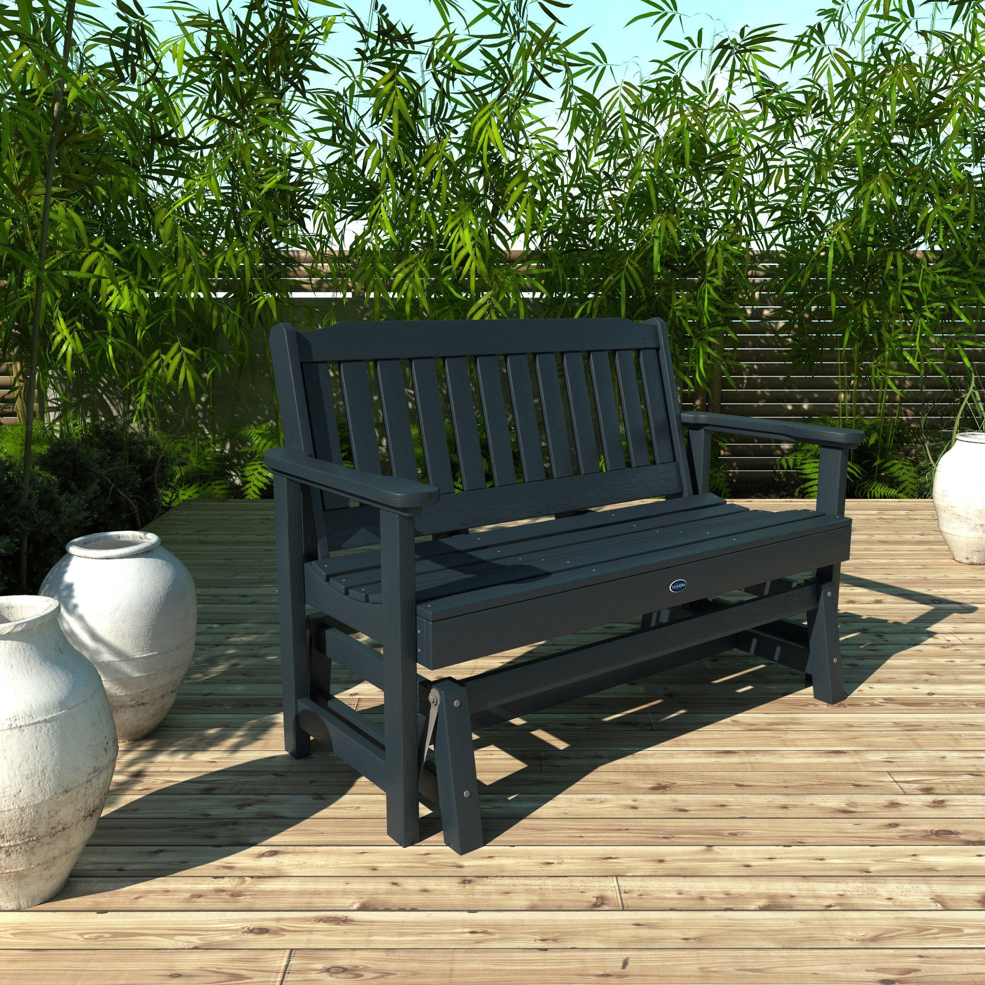Sequoia Outdoor Blue Ridge 4ft Garden Gliding Bench
