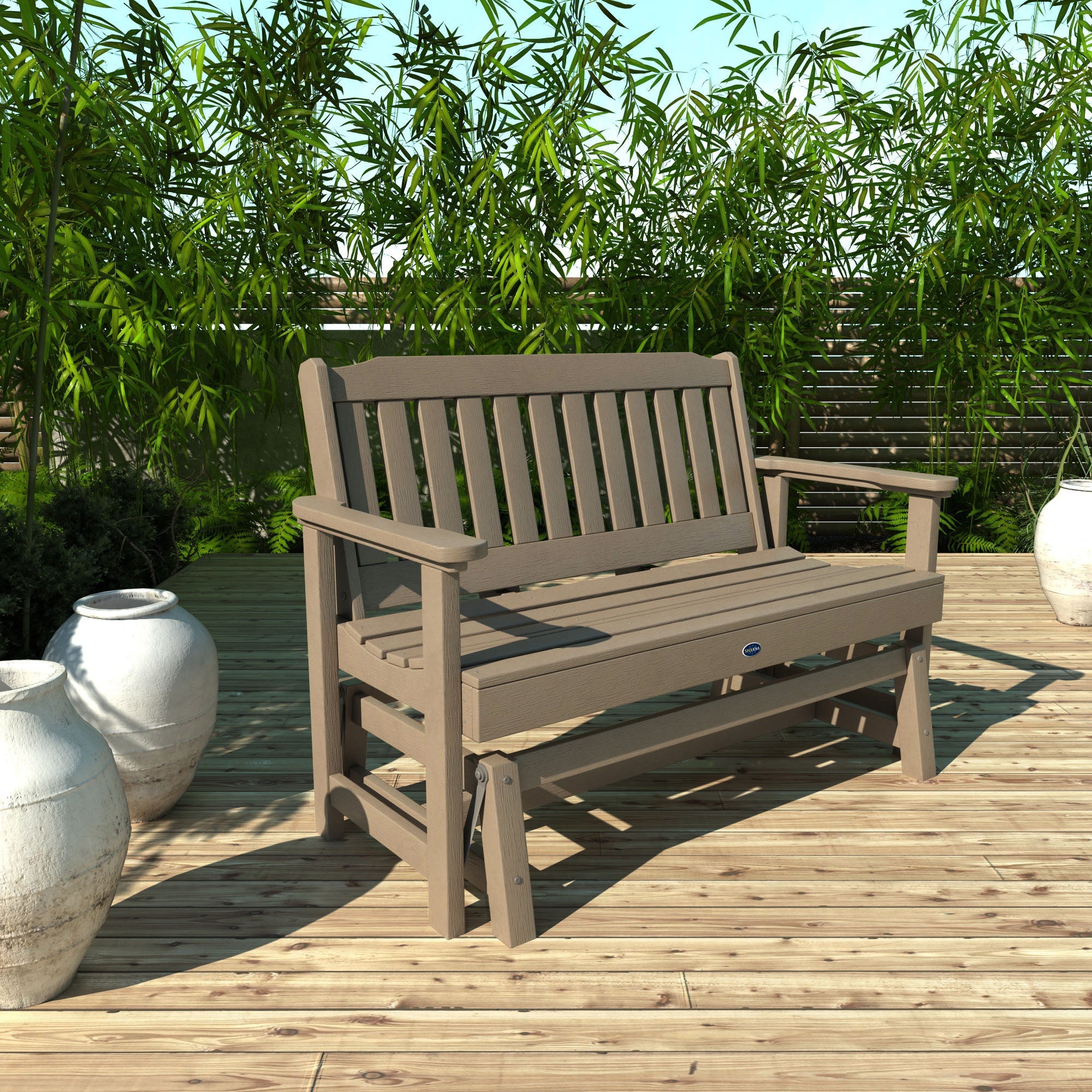 Sequoia Outdoor Blue Ridge 4ft Garden Gliding Bench