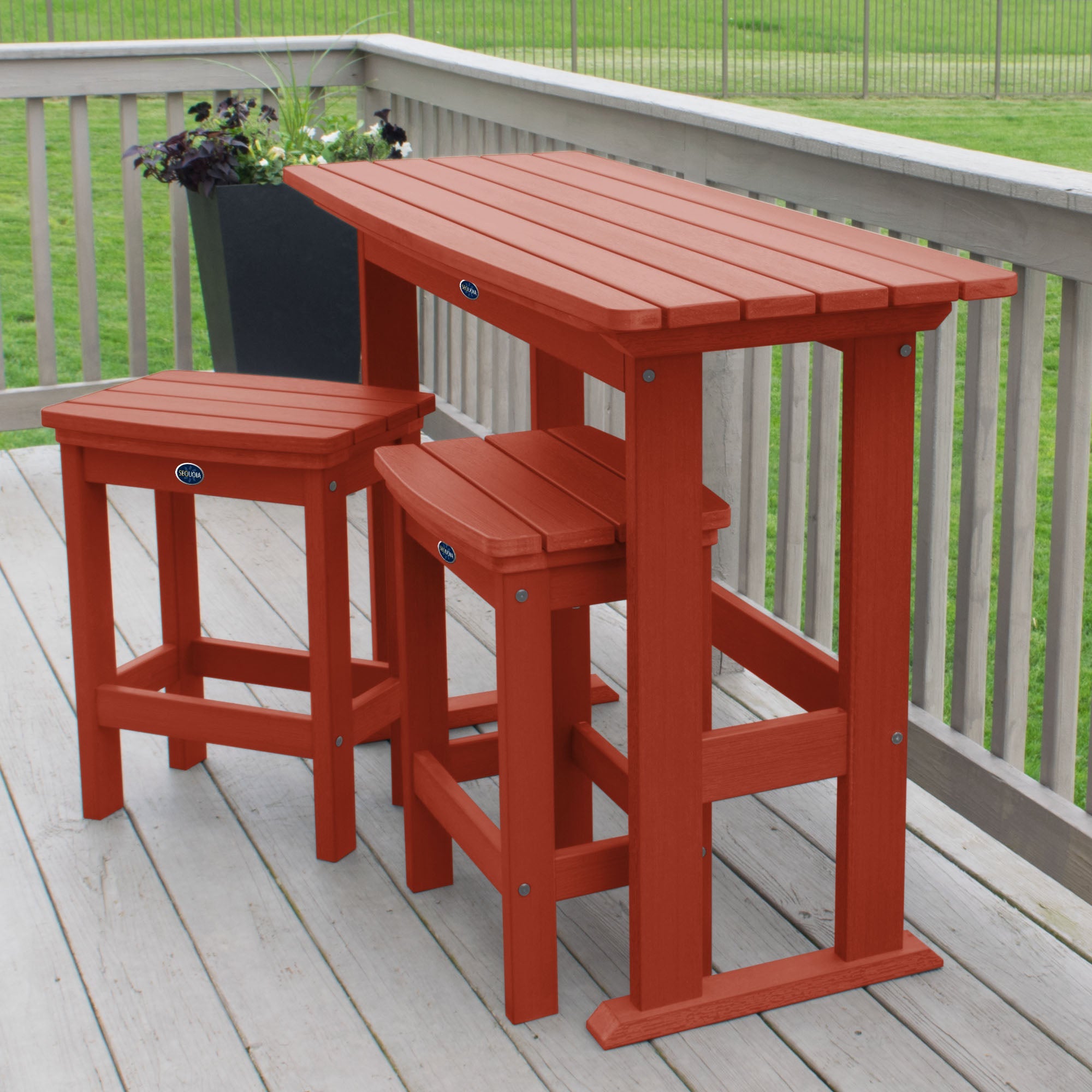 Sequoia Outdoor Blue Ridge 3-Piece Counter Height Balcony Set