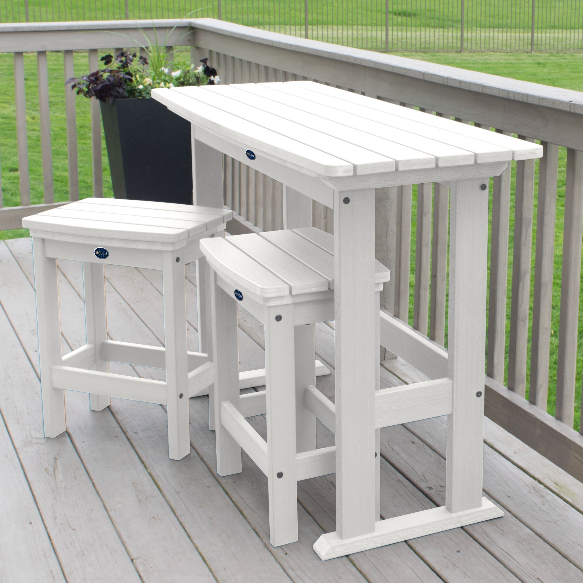 Sequoia Outdoor Blue Ridge 3-Piece Counter Height Balcony Set
