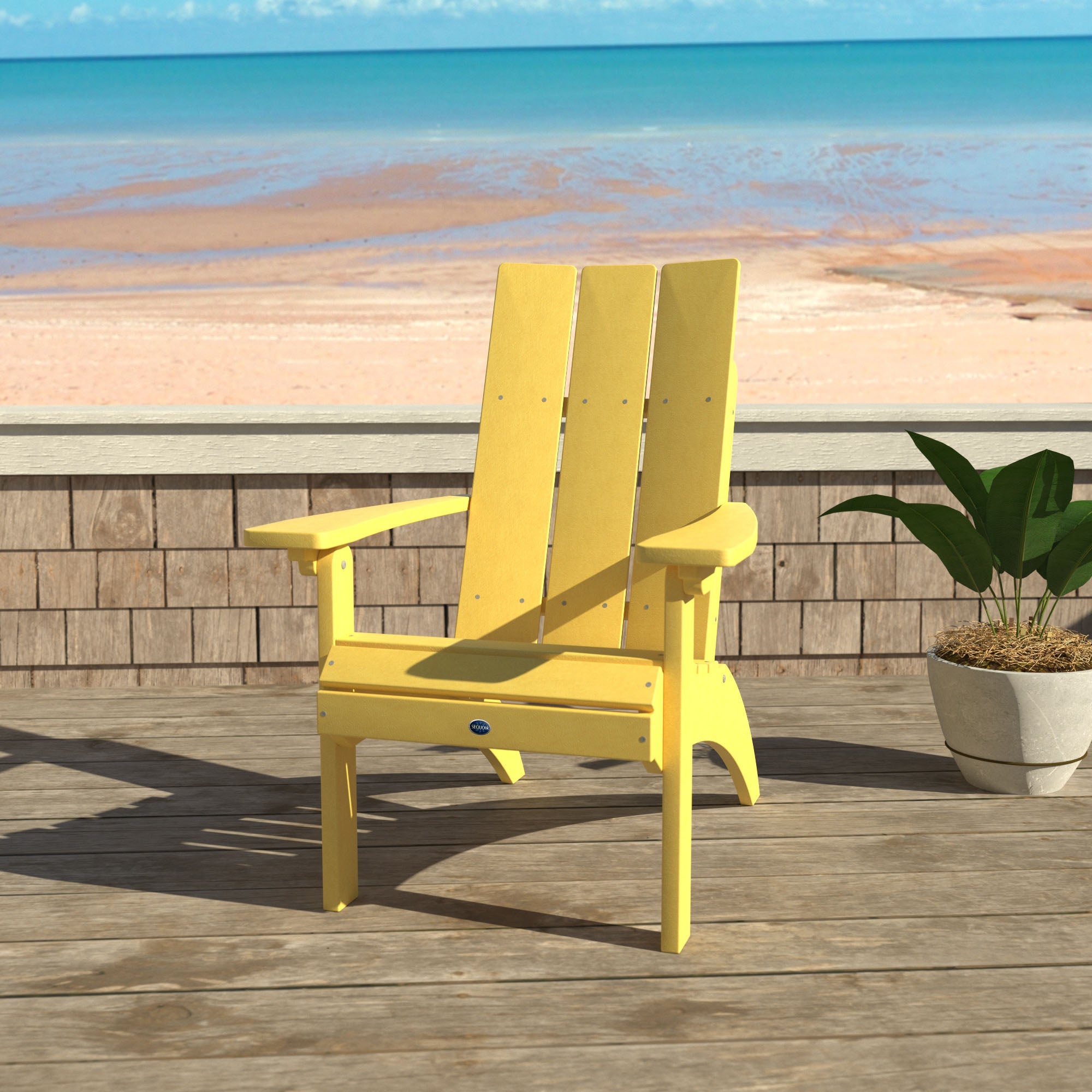Sequoia Outdoor Sunrise Coast Modern Comfort Height Adirondack Chair
