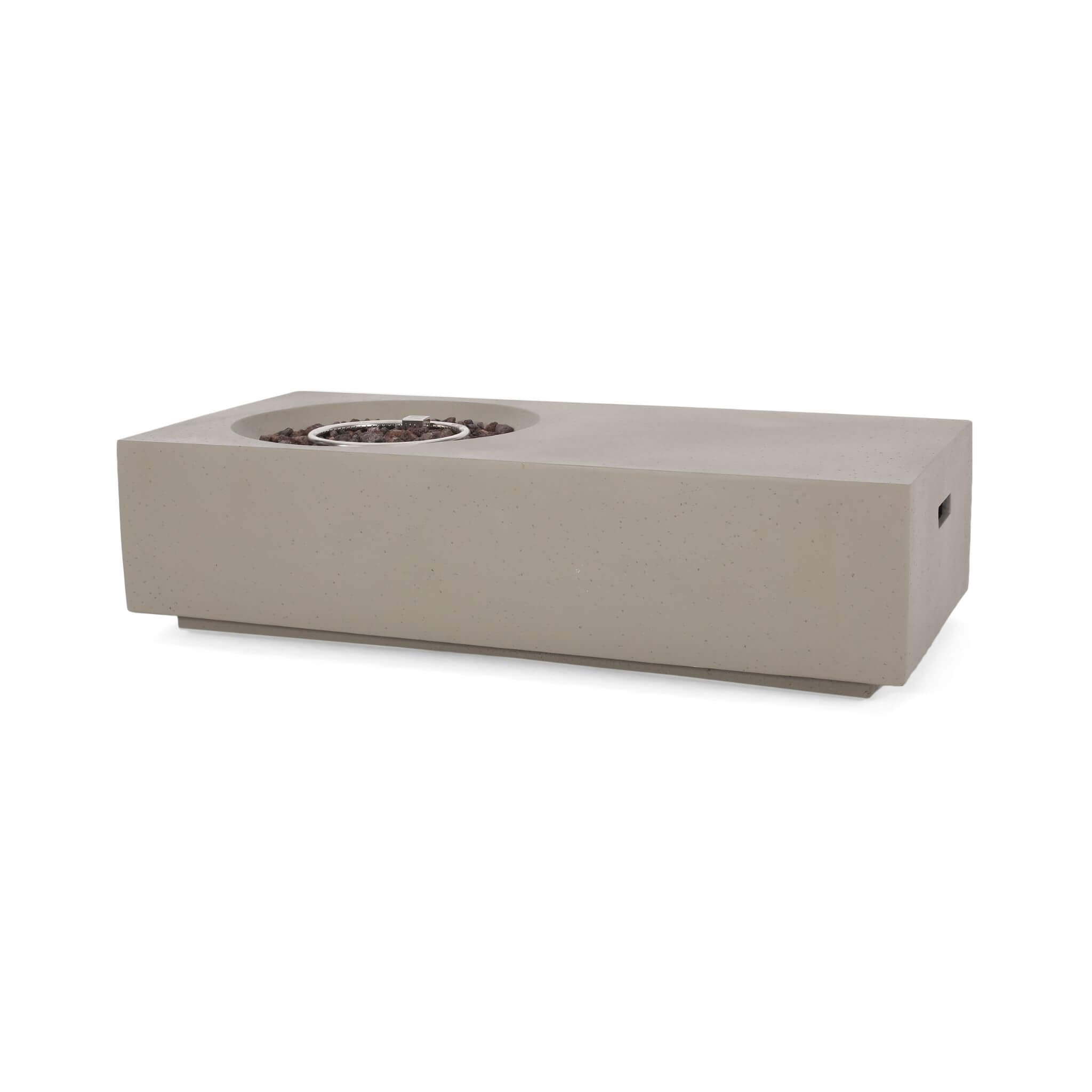 Alora Premium 56-Inch Modern 50K BTU MGO Fire Pit Coffee Table