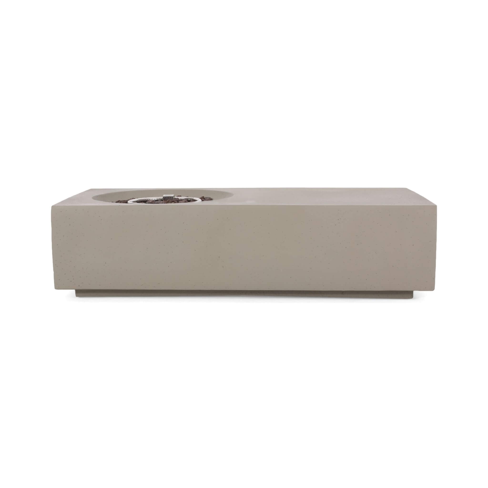 Alora Premium 56-Inch Modern 50K BTU MGO Fire Pit Coffee Table