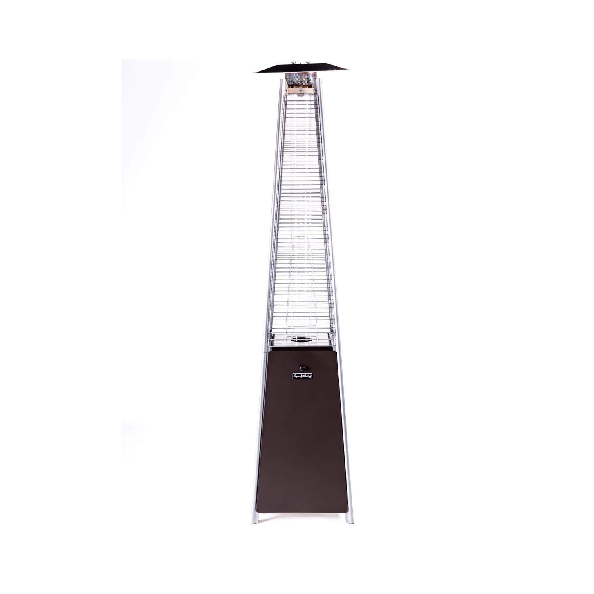 Legacy Heating Commercial Bronze Quartz Glass Tube Patio Outdoor Propane Heater For Backyards, Decks And Restaurants