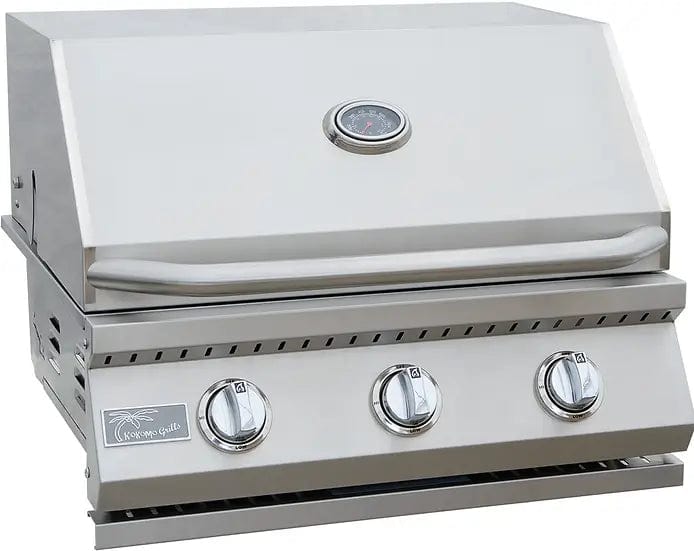 Kokomo Grills 26” 3-Burner Built-In BBQ Gas Grill