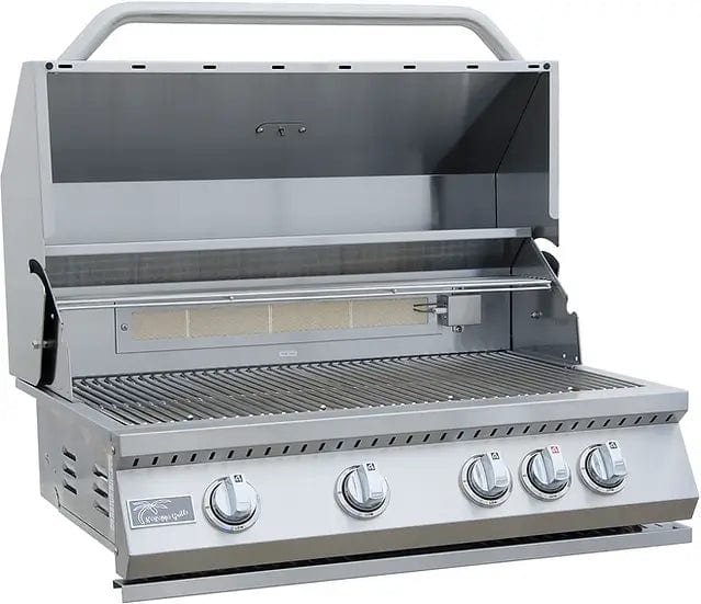 Kokomo Grills 32” 4-Burner Built-In BBQ Gas Grill with Back Burner