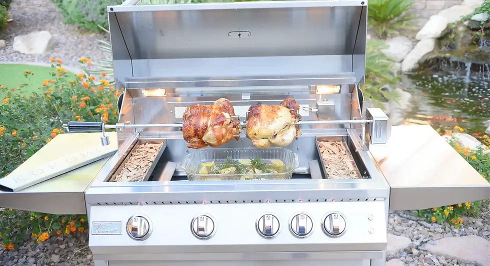 Kokomo Grills 32” 4-Burner Built-In BBQ Gas Grill with Back Burner