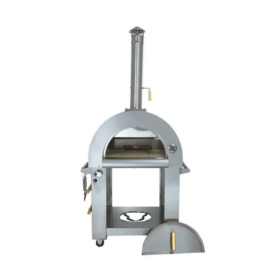 Kokomo Grills 32” Dual Fuel Stainless Steel Pizza Oven (Gas or Wood-Fired)