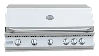 Kokomo Grills 40” 5-Burner Built-In BBQ Gas Grill with Infrared Back Burner