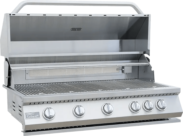 Kokomo Grills 40” 5-Burner Built-In BBQ Gas Grill with Infrared Back Burner