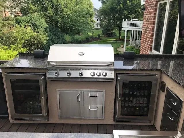 Kokomo Grills Professional 40” 5-Burner Built-In BBQ Gas Grill with Infrared Back Burner