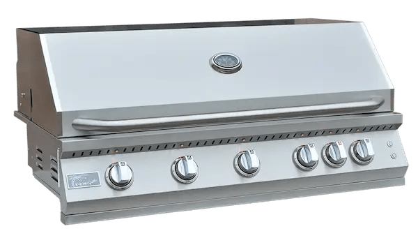 Kokomo Grills Professional 40” 5-Burner Built-In BBQ Gas Grill with Infrared Back Burner