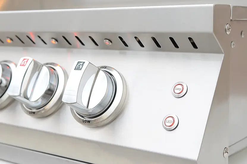 Kokomo Grills Professional 40” 5-Burner Built-In BBQ Gas Grill with Infrared Back Burner