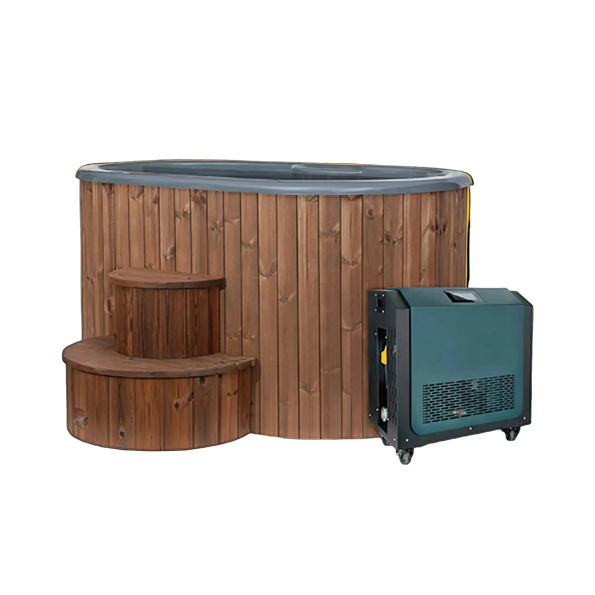 SaunaLife Model S2NC/BC 2-Person Immersion Tub With Combination Water Chiller And Heater