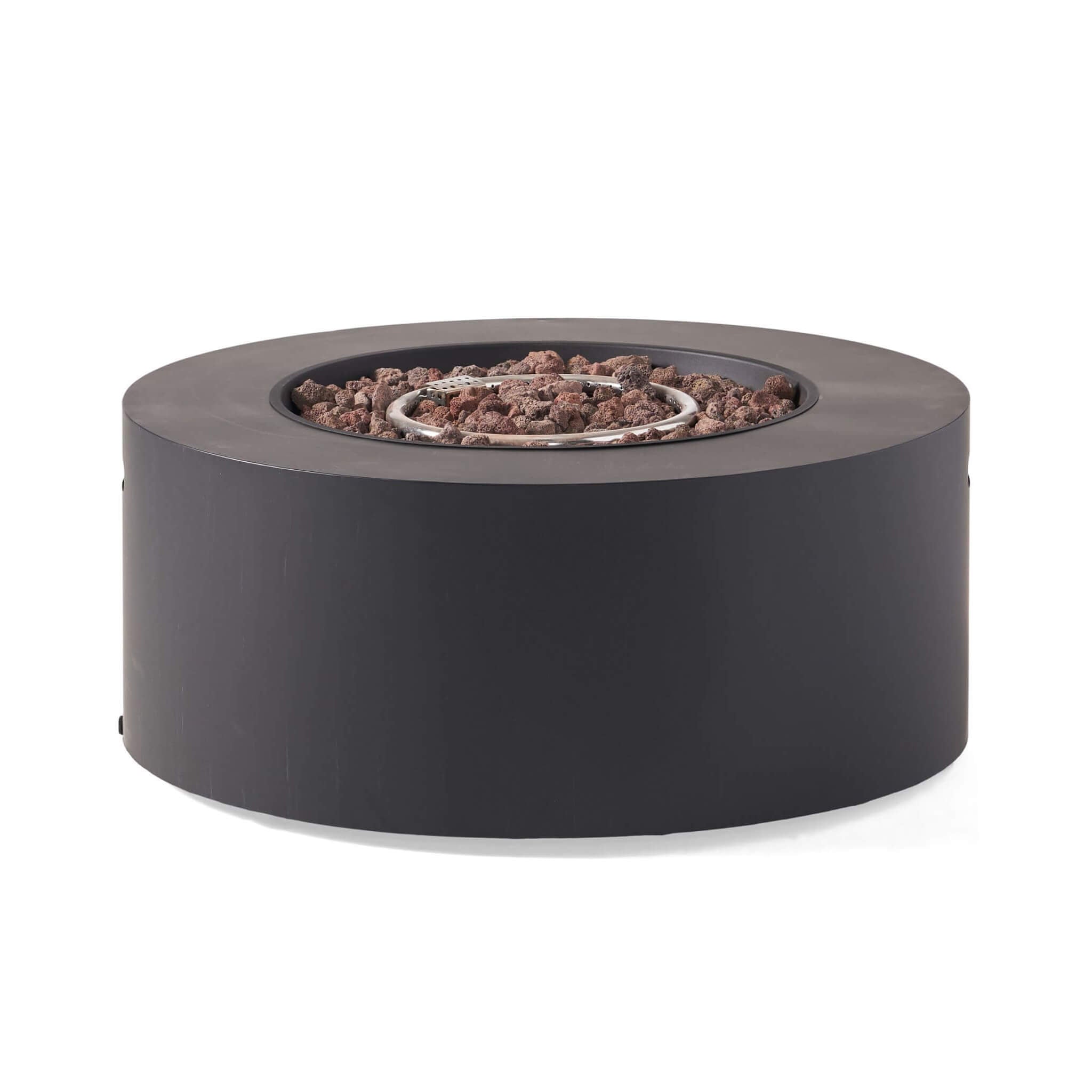 Alora Modern 32-Inch 40K BTU Round Iron Propane Fire Pit