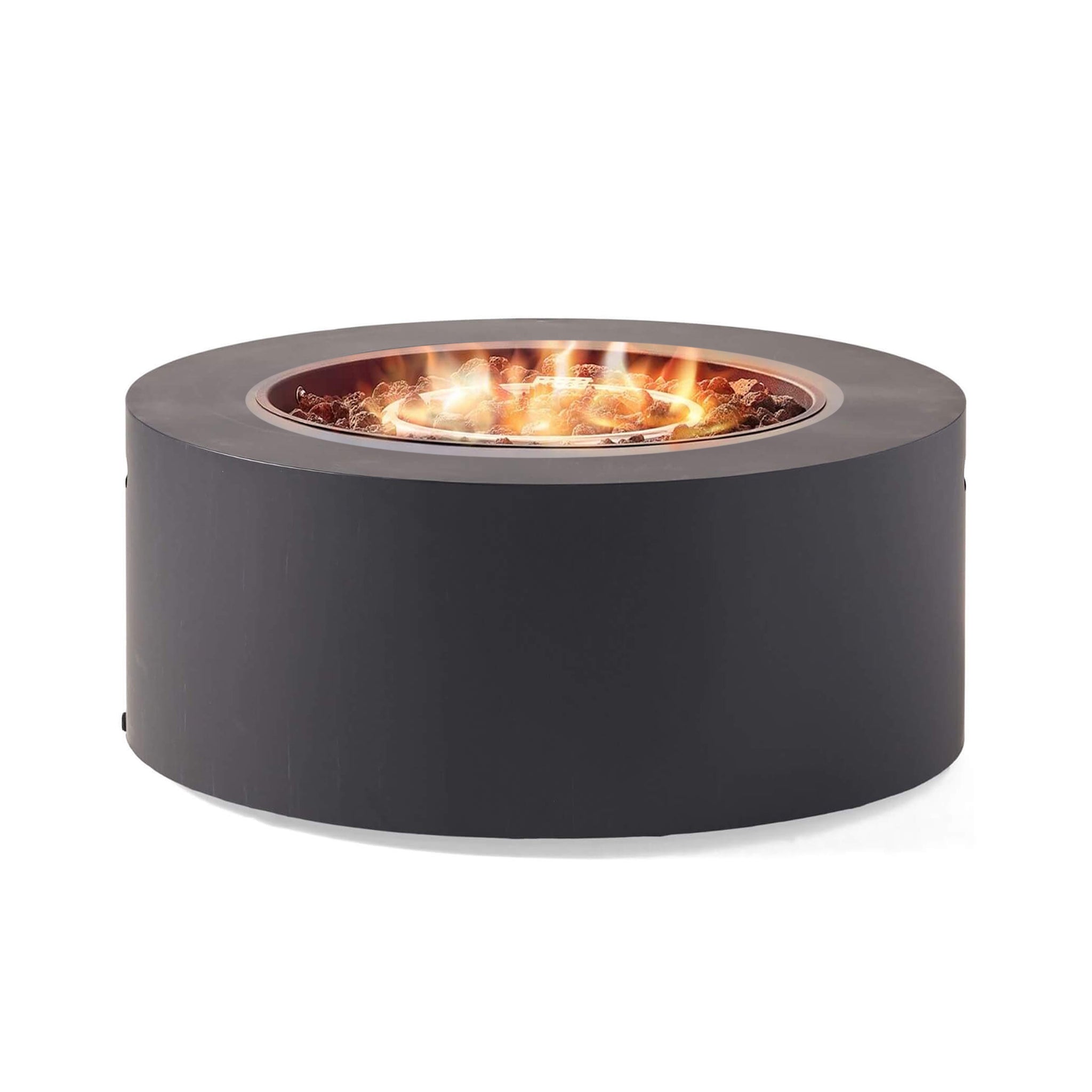 Alora Modern 32-Inch 40K BTU Round Iron Propane Fire Pit