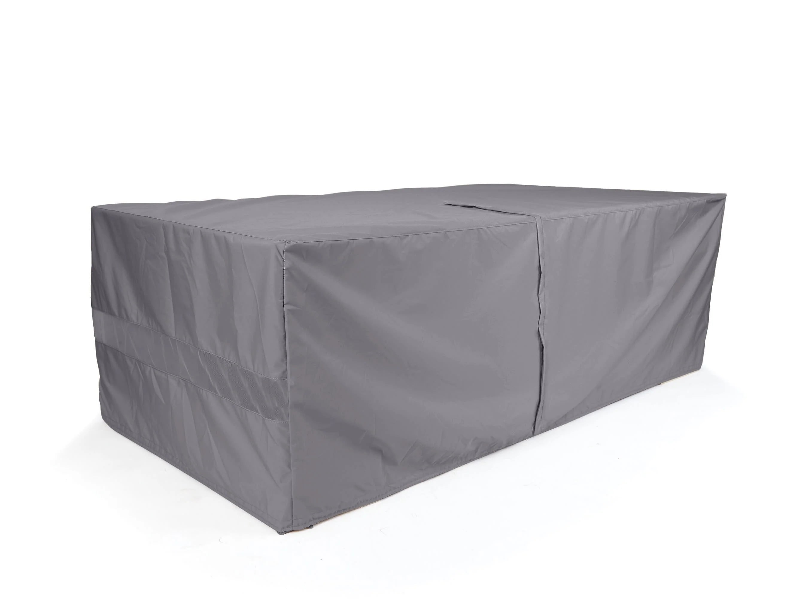 Coverstore Covermates Elite Rectangular Dining Table Cover (with Umbrella Hole) Default Charcoal