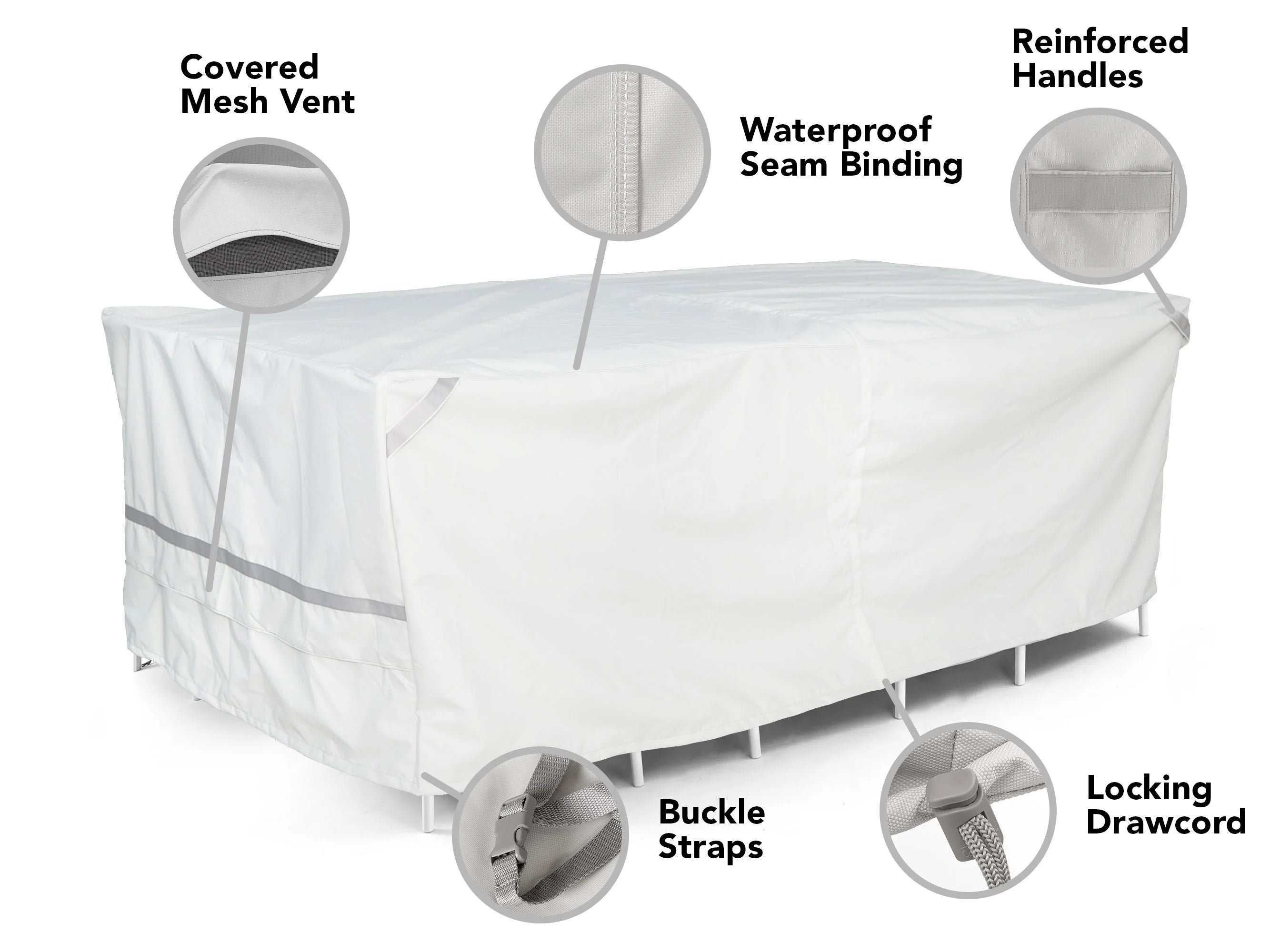 Coverstore Covermates Prestige Rectangular Dining Table & Chair Set Cover