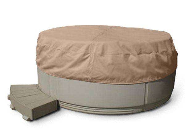 Coverstore Covermates Ultima Ripstop Round Hot Tub Cap Cover Default Tan