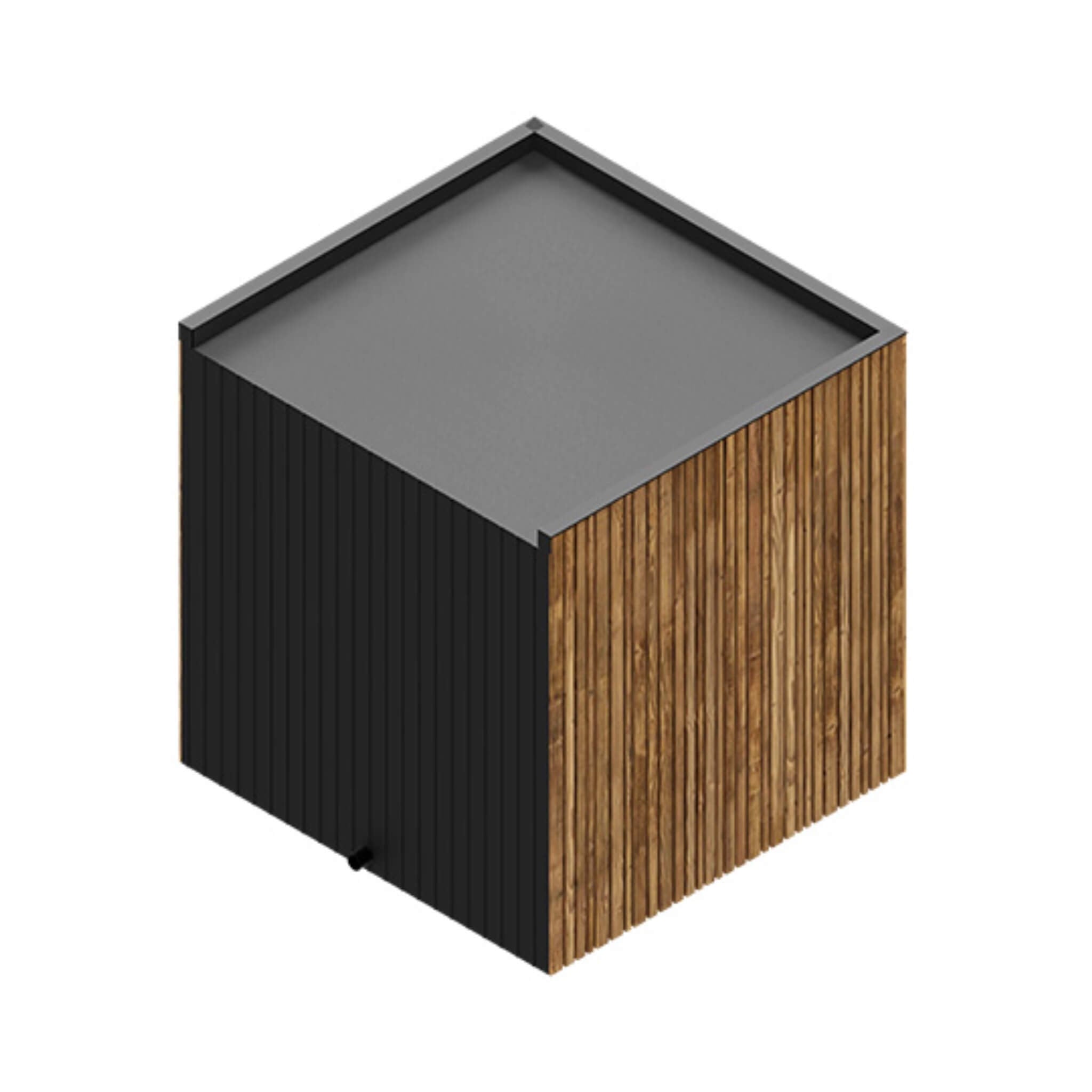 ThermaSol Spectra 4-Person Fully-Assembled Outdoor Sauna Cabin