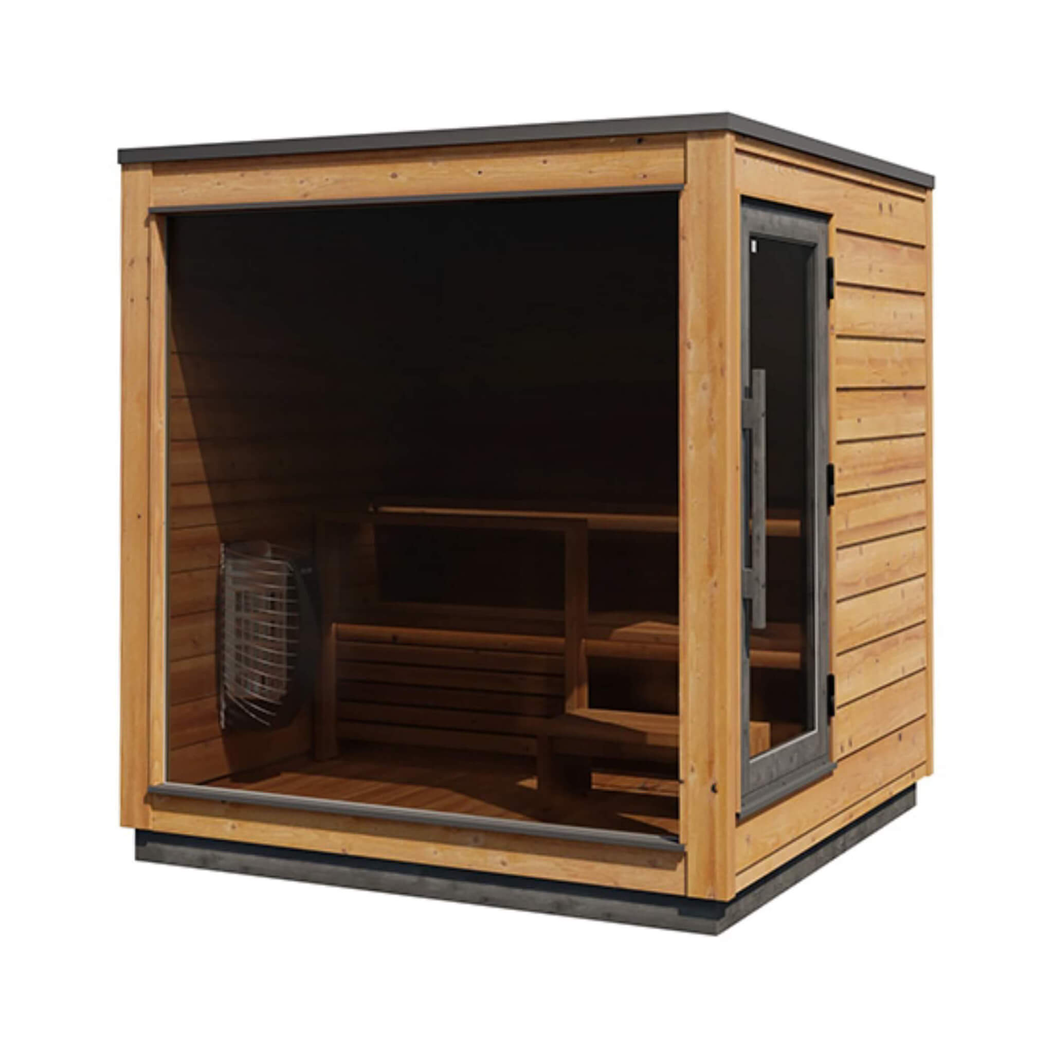 ThermaSol Nordic Dawn 4-Person Fully-Assembled Outdoor Sauna Cabin