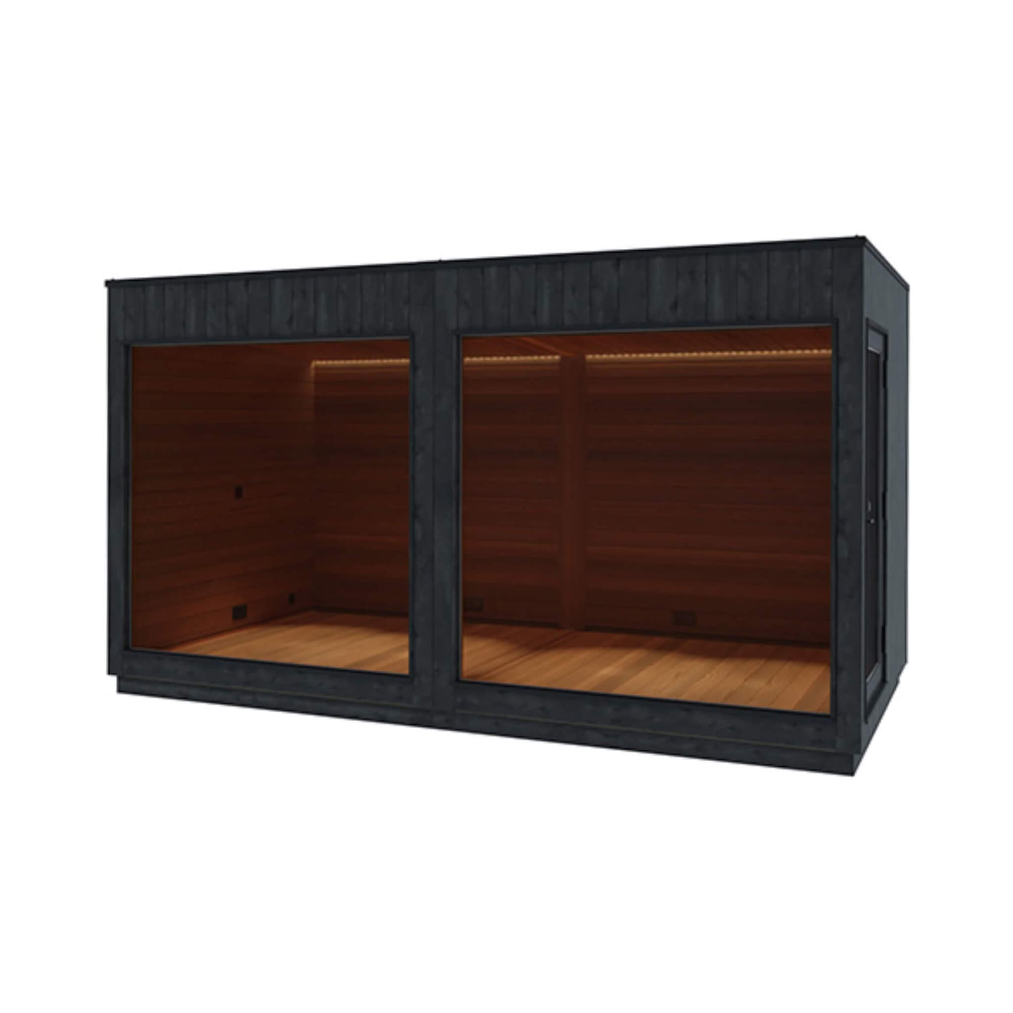 ThermaSol Nordic Misty XL 1-Entrance Outdoor Sauna Lounge 1 Door (Left Side)