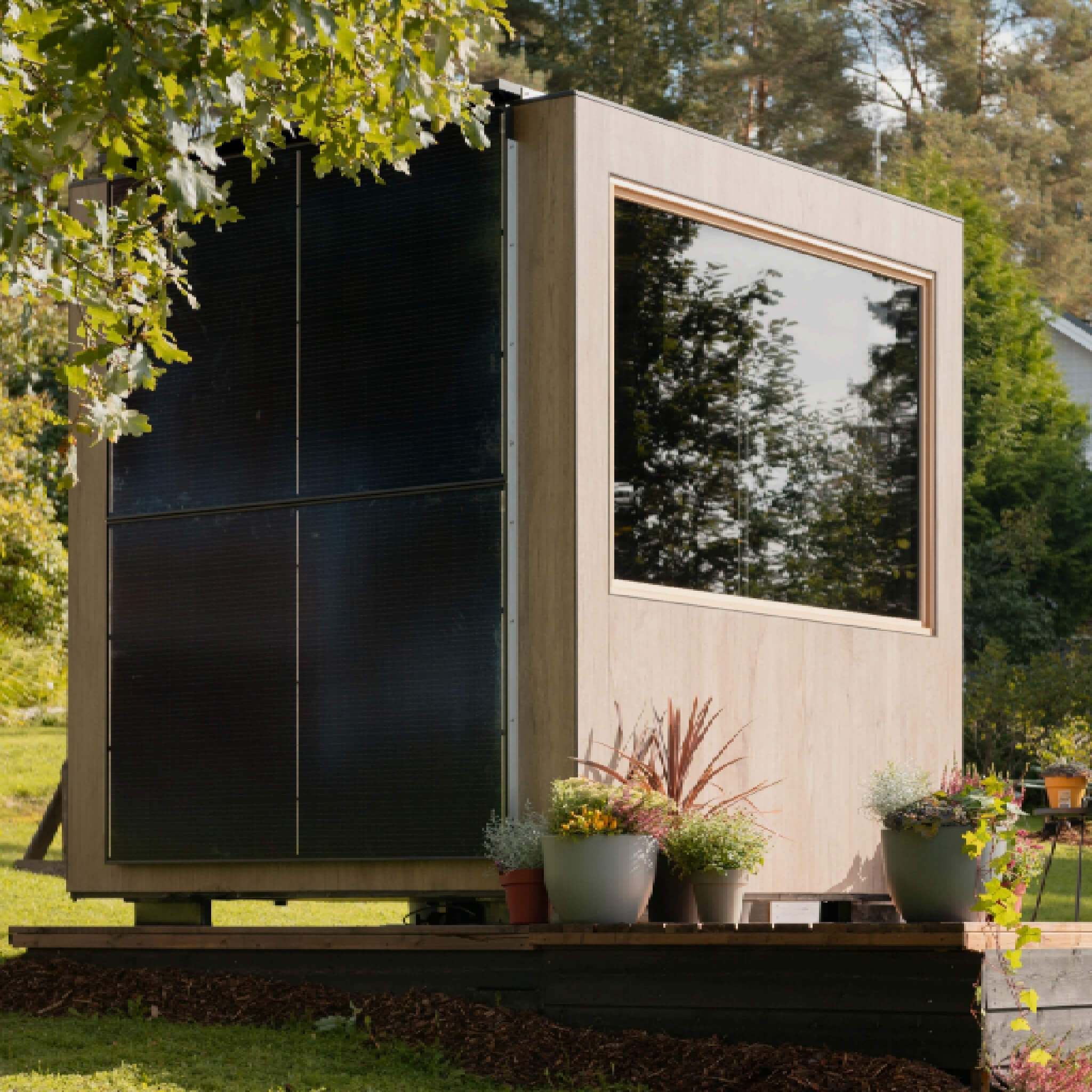 ThermaSol Solaris Fully-Assembled Outdoor Sauna Cabin