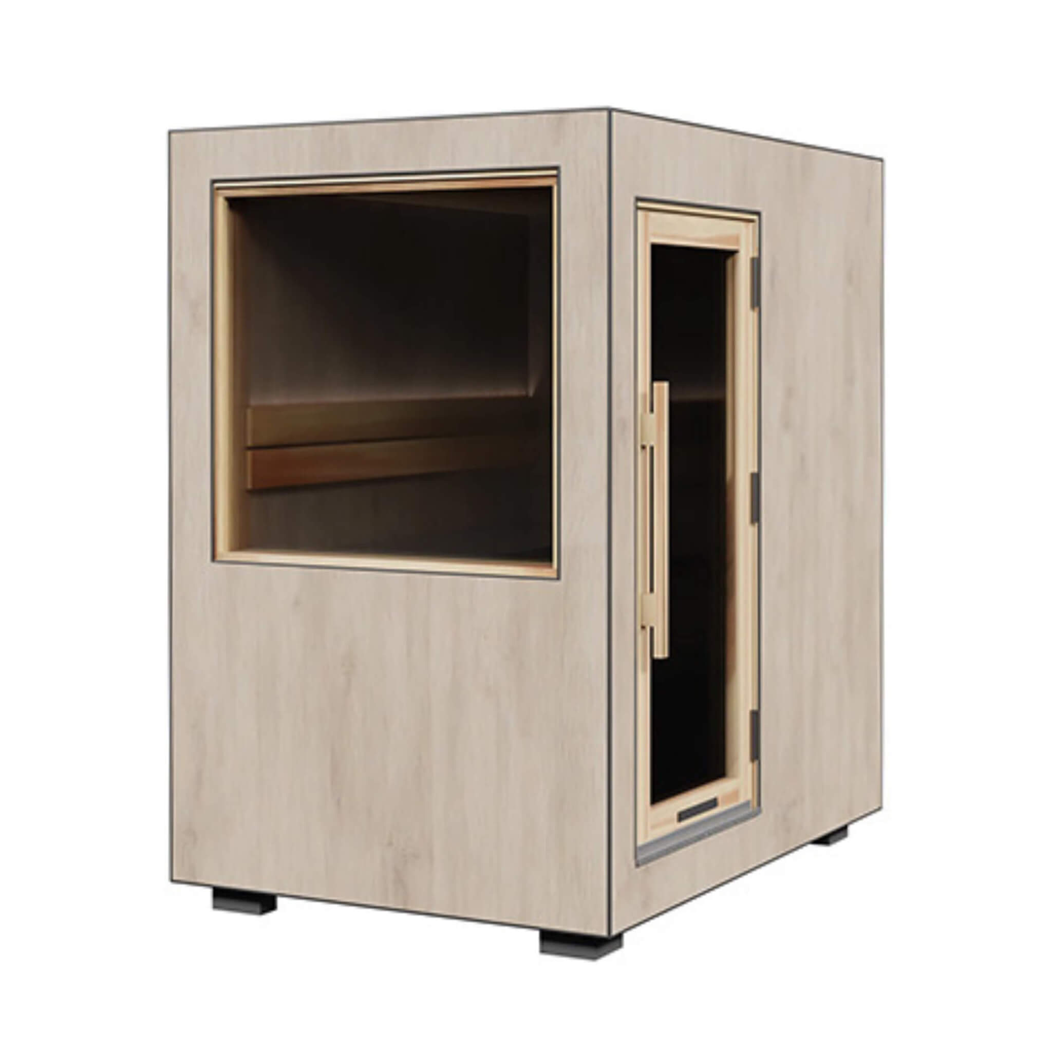 ThermaSol Solaris Fully-Assembled Outdoor Sauna Cabin Small