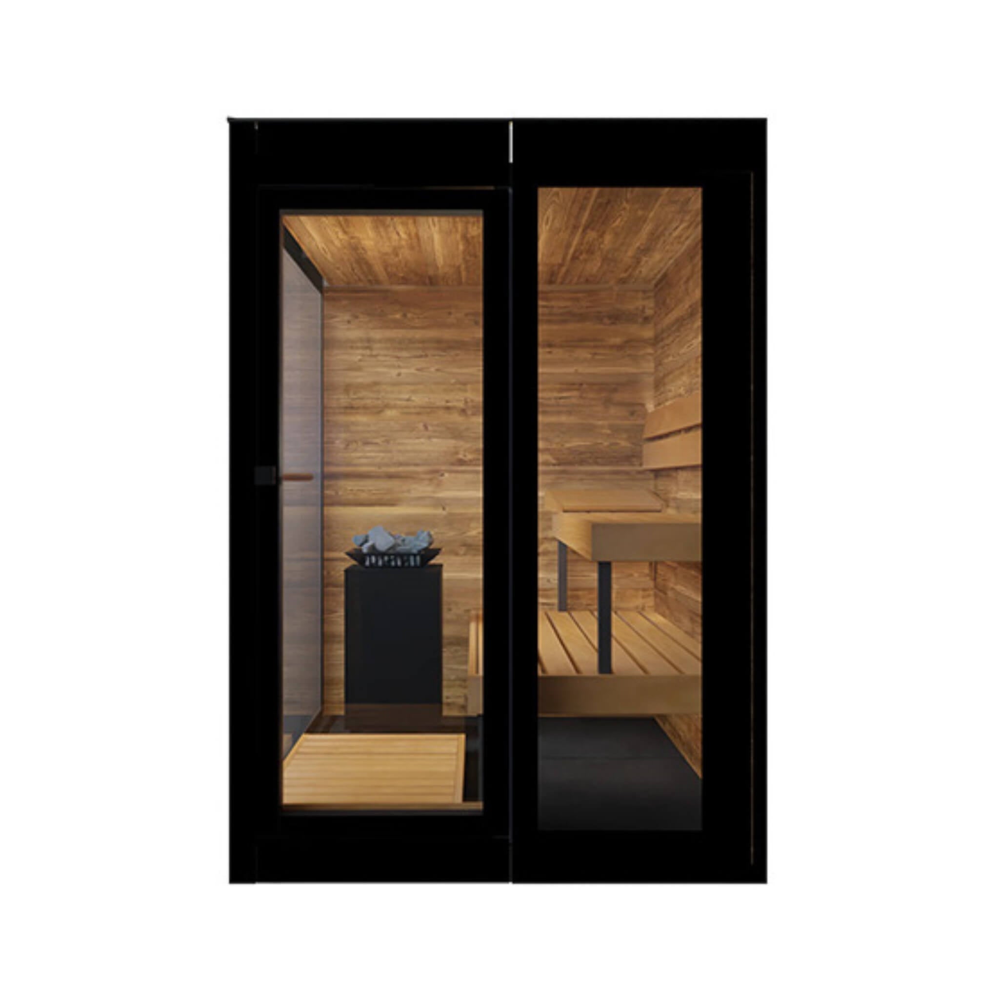 ThermaSol Vera 3-Person Fully-Assembled Outdoor Sauna Cabin