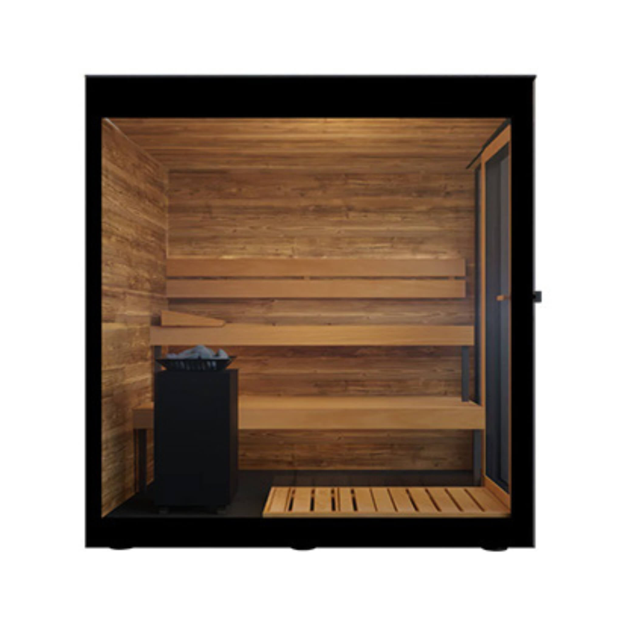 ThermaSol Vera 3-Person Fully-Assembled Outdoor Sauna Cabin